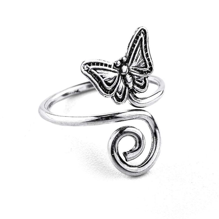 Butterfly Toe Ring in Sterling Silver