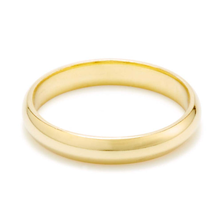 Classic 3mm Gold Plated Wedding Band