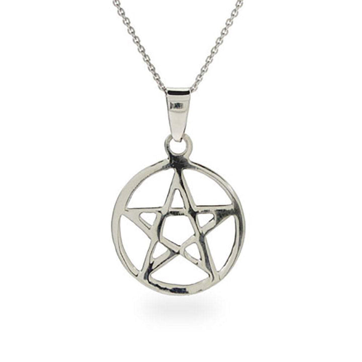 Sterling Silver Pentagram Pendant