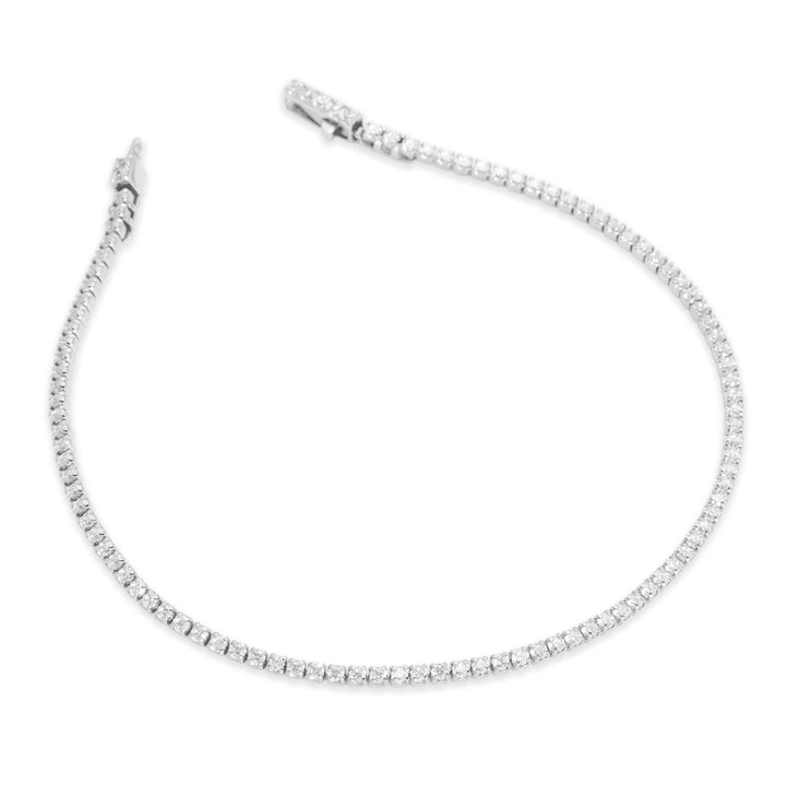 Silver CZ Tennis Bracelet