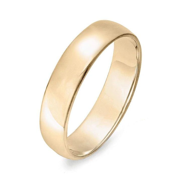 14K Gold 5mm Classic Wedding Band