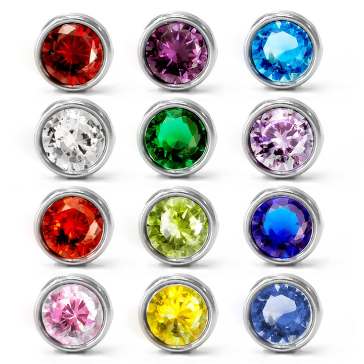 Floating Locket Birthstone Charms