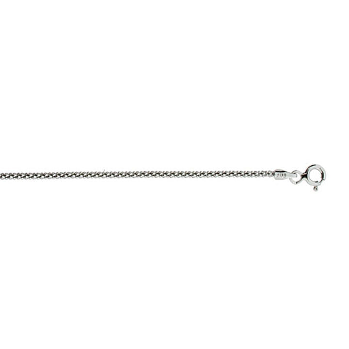 Sterling Silver Rhodium Coreana Chain