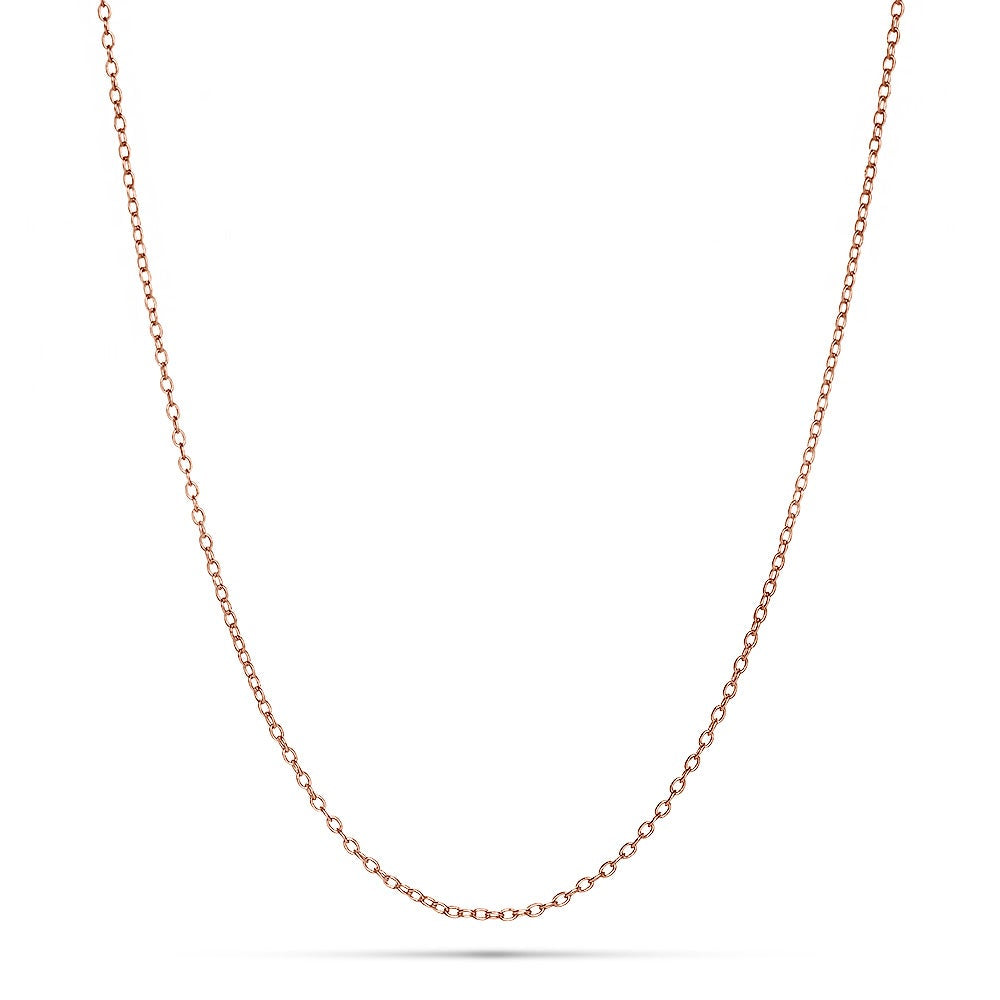 Rose Gold Rolo Chain