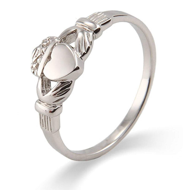 Petite Sterling Silver Irish Claddagh Ring