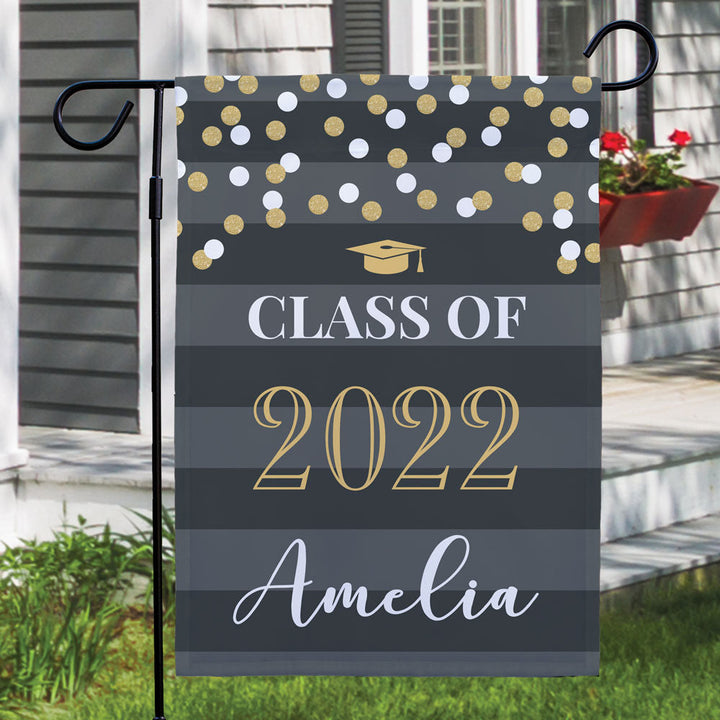 Custom Double Sided Graduation Garden Flag