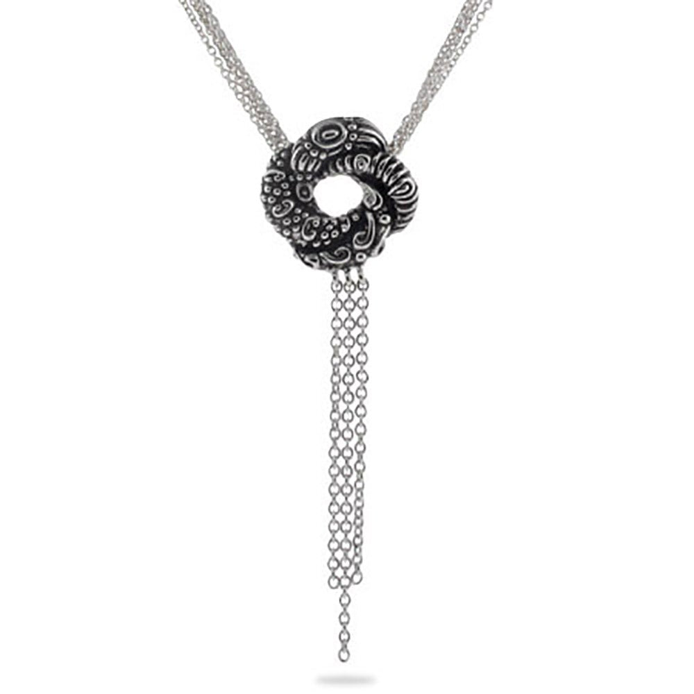 Algerian Love Knot Sterling Silver Necklace