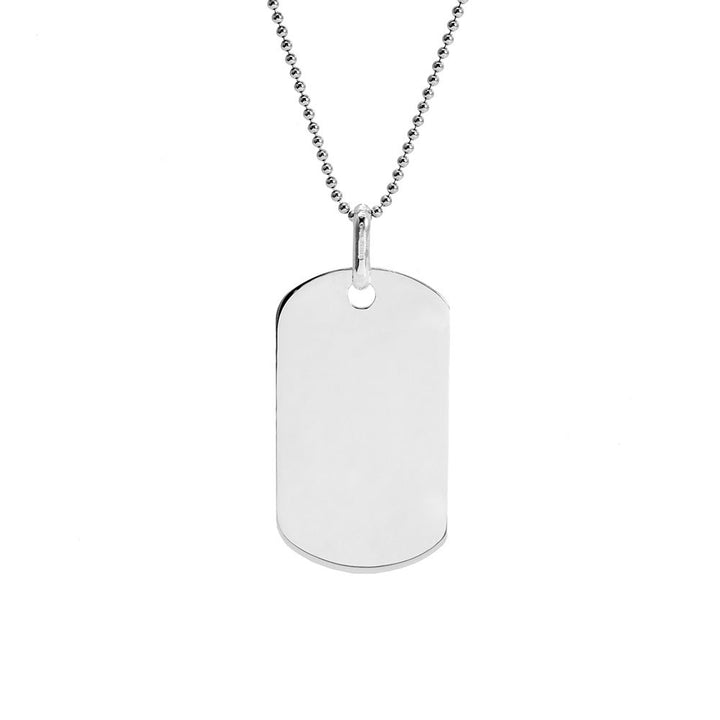 Large Stainless Steel Dog Tag