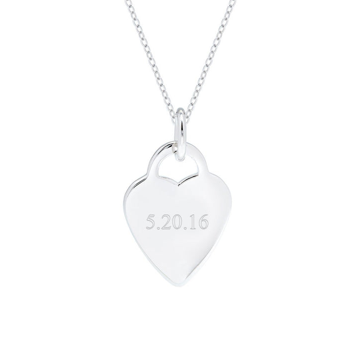 Close To The Heart Sterling Silver Birthstone Heart Pendant