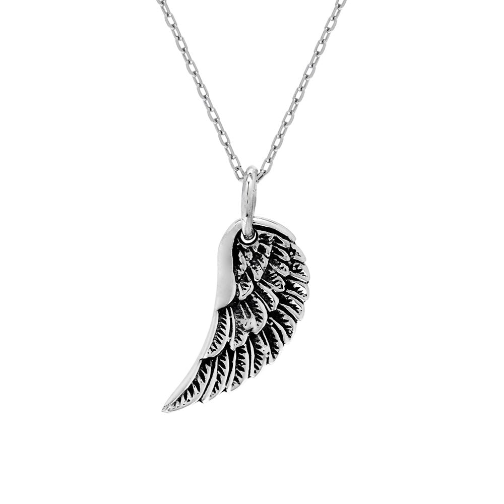 Petite Sterling Silver Wing Pendant