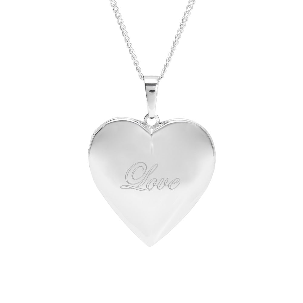 Polished Heart Photo Locket